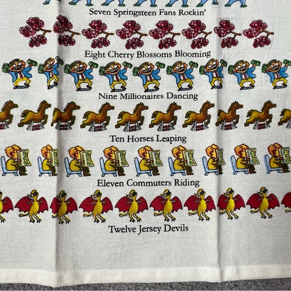 Mistletoe & Co. A New Jersey Christmas Kitchen Towel 18" x 26" New Tags - Picture 5 of 7